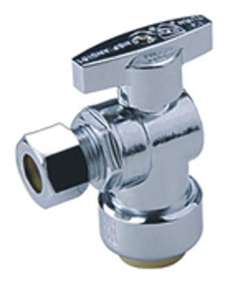 Picture of Push-Fit 1/4 Turn Angle Stop Valves w/ABS Straight Handle